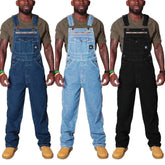 Hearujoy Vintage Patchwork Cargo Pants Mens Denim Overalls Spring Autumn Oversize Romper Jeans Trousers Casual Jumpsuit Plus Size 5XL
