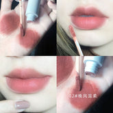 Lipgloss Pigment Liquid Lipstick Nutritious Nude Color Lip Tint Long Lasting Waterproof Velvet Pink Red Matte Lip Gloss Cosmetic
