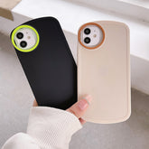 Candy Color Cute Round Soft TPU Phone Case For iPhone 13 12 Pro Max 11 Pro Max X XS XR 7 8 Plus Shockproof Plain Bumper Cover