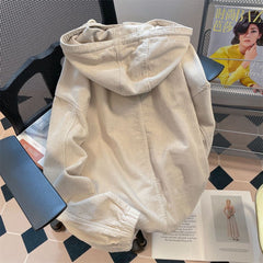 Hearujoy Japan Style Oversized Corduroy Hoodie Men Women Long Sleeved Loose Hooded Coats Fall Trendy Lazy Fat Unisex Tops Sweatshirt