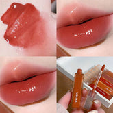 Sexy Glitter Lip Gloss Lip Glaze Moisturizer Liquid Lipstick Cosmetics Water Glass Bulk Lip Gloss Long Lasting Lips Makeup