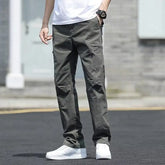 HEARUJOY - Casual Men's Straight-leg Pants Loose New Versatile Sports Multi-pocket Pants
