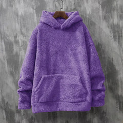 HEARUJOY - Winter New Trade Slim Fit Round Neck Long Sleeve Coral Fleece Casual Base Layer Men