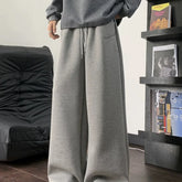 HEARUJOY - High-end Straight-leg Trousers for Men's Spring American Fashion Brand Casual Floor Trousers High Street Versatile Loose