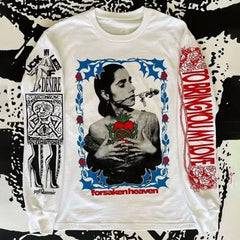 Hearujoy New Y2K American Street Loose Cotton Long Sleeve Top Abstract Character Print Hoodie Gothic Hot Sale Sweat Car