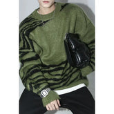 HEARUJOY - Autumn Winter New Fashion Round Neck Long Sleeve Color Blocking Pullovers Men's Clothing Korean Loose All-match Knitting Tops