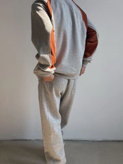 HEARUJOY - Male Sweatshirt Overfit Loose Harajuku Fashion Streetwear Novelty and Cheap Tops High Quality Splicing Men's Pullover