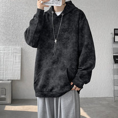 HEARUJOY - Casual Long Sleeves Hoodies Summer Hip Hop Loose Skateboard Casual Men's Streetwear PUNK Clothes Plus Oversized 6XL 7XL