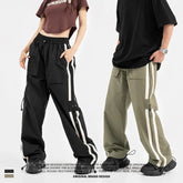 Hearujoy Baggy Pants for Men Vintage Oversize Joggers Harajuku Streetwear Sweatpants Black Wide Leg Trousers Male Unisex American