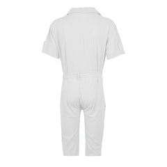 Hearujoy Mens Sports Strap Casual Short-Sleeve Jumpsuit 2024 New Spring Summer Genderless Home Simple Solid Color Loose Jumpsuit Unisex