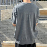 HEARUJOY - Polyester Shirt Loose Casual Cardigan Holiday Style Regular Length Solid Pattern Summer Wear Casual Style For Daily Wear