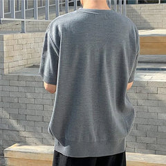 HEARUJOY - Polyester Shirt Loose Casual Cardigan Holiday Style Regular Length Solid Pattern Summer Wear Casual Style For Daily Wear