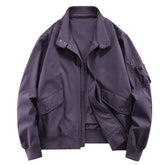 HEARUJOY - Spring and Autumn New Men's Simple Stand-up Collar Jacket Casual Waterproof Windproof Anti-wrinkle Thin Fashion Coat