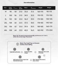 HEARUJOY - Autumn Loose Corduroy Pants Men Casual Baggy Pleated Pants Straight Joggers Design Wide Leg Trousers American Sensual Pants Men