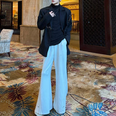 HEARUJOY - Mens Jacket Ballroom Sequin Flat Lapel Shirt Streetwear Fashion Nightclub Stage Performance Long Sleeve Top Men'S Clothing 2025