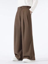 HEARUJOY - New Hot Sale Of The Season Men's Loose Casual Pants Korean Style Versatile Thin Hanging Wide Leg Floor-Length Summer Long Trouse