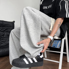 HEARUJOY - Men's New Fashionable Handsome High-quality Casual Pants Comfortable and Versatile Breathable Fashionable Straight Leg Pants