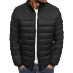 HEARUJOY - Winter Style Men's Solid Color Hooded Cotton Jacket Jacket Cotton Jacket