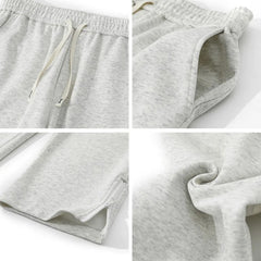 HEARUJOY - Black Casual Pants Men Sweatpants Oversized Wide Leg Pants Men Streetwear Loose Grey Straight Sports Pants Mens Joggers Trousers