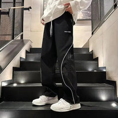 Hearujoy Cotton Trousers Man Casual Regular Fit Luxury Designer Korean Style Straight Cargo Pants for Men Street New In Cheapest Harajuku