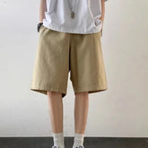 HEARUJOY - Drawstring Wide with Pockets Loose Man Short Pants Baggy Designer Thin Essential Xxl Ice Summer Casual in Bulk Xl Shorts for Men