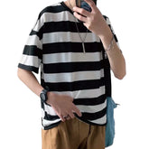 HEARUJOY - Brand New Men Sweatshirt Sweatshirt Korean Style Top Men's Casual Wear Polyester Spandex Fabric Regular Length T-shirt