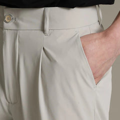 Hearujoy Mens Breathable Casual Straight Pants 2024 New Genderless Fashion Thin Retro Versatile Simple Solid Color Straight Pants Unisex