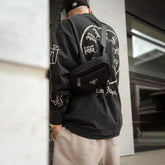 Hearujoy Fashion Brand American Streetwear Retro Wash Plus Size Men's Loose Hoodie Tatoo Chicano Graffiti Long Sleeve Hoodie