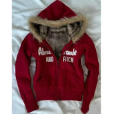 Hearujoy Street vintage alphabet print plus fleece hoodie woman y2k Goth original fashion coat Cardigan Spice casual loose sport coat