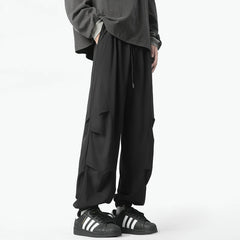 HEARUJOY - Streetwear Hip hop Joggers Pants Men Loose Harem Pants Ankle Length Trousers Sport Casual Sweatpants White Techwear M-2XL