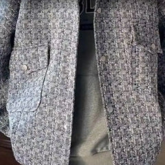 HEARUJOY - Autumn Winter New Fashion Turn-down Collar Long Sleeve Solid Jackets Men's Clothing Button All-match American Style Vintage Tops