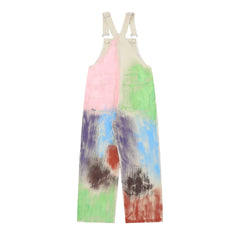 HEARUJOY - Y2K Streetwear Cargo Jeans Jumpsuit Men Hip Hop Tie Dyed Punk Loose Denim Bodysuits Overalls Male Japanese Print Pocket Pants