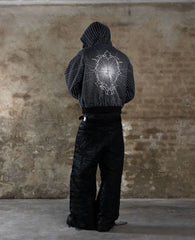 HEARUJOY - New High Street Trendy Brand Jacket Gothic Punk Harajuku Embroidered Zipper Hoodie Men Hip Hop Retro Casual Oversized Sweatshirt