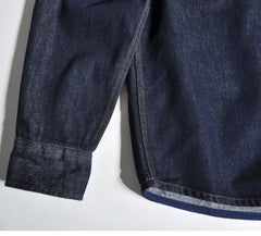 HEARUJOY - Autumn Heavyweight Vintage American Amekaji Denim Safari Shirt Jacket - Men's Relaxed Fit Casual Long-Sleeve Shirt Coat