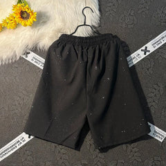 HEARUJOY - Mens Night Sky Casual Thin Vest Shorts Sets Spring/Summer Streetwear Fashion Youth Campus Two-Piece Sets Men'S Clothing 2025 New