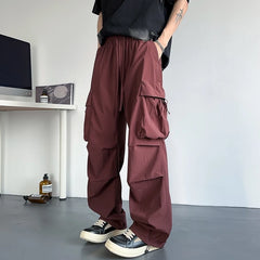 HEARUJOY - Men's Mountain Outdoor Tactical Cargo Pants With 3D Pockets Quick Dry Lightweight Summer Hiking Camping Fishing Workwear Pants