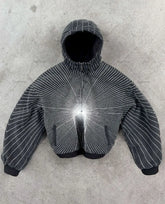 HEARUJOY - New High Street Trendy Brand Jacket Gothic Punk Harajuku Embroidered Zipper Hoodie Men Hip Hop Retro Casual Oversized Sweatshirt