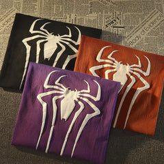 HEARUJOY - New American Retro Spider Print T shirt Women's Hot Sale Loose Street men Dopamine Tops summer vintage gothic y2k clothes