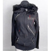 Hearujoy Winter High Street vintage Plush sweatshirt Women y2k Goth Harajuku Fashion Street zipper hoodie couple casual loose coat