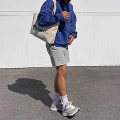 Hearujoy Mens Casual Hoodie Fashion High Street Printed Graffiti Letter American Style Y2K Hip-Hop Loose Pullover Spring And Autumn