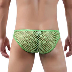 Hearujoy Man's Underwear Ropa Interior Hombre Men's Underpants Perspective Gay Sexy calzoncillos hombre big mesh slip hombre briefs men