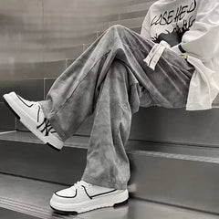 HEARUJOY - Tie-dye Men's Sweatpants Deals Elegant Trend Comfortable New in Casual Y2k Cool Clearance Sale Draped Trousers Male Sports Pants