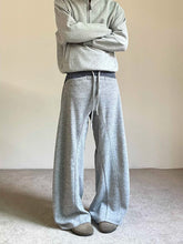 HEARUJOY - American Lazy Loose ey Wide Leg Knife Sweat Pants Spring Autumn Drape Sports Men Women Casual Long Pants Casual Pants