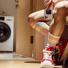 Hearujoy Socks Fashion Calcetines Hombre Meias High Tube Socks For Men Cotton Basketball Ropa De Hombre Sport Socks