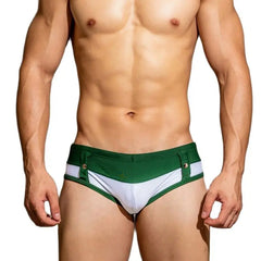 Hearujoy Underpants Men Briefs Gay Ropa Interior Hombre Swim Trunks Sissy Calzoncillos Panties Patchwork Sexy Men Underwear Low-Rise