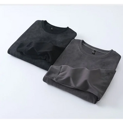 HEARUJOY - Spring Autumn New Fashion Trendy Casual Versatile Printed Men's Crew Neck Sweatshirt Loose Comfortable Top