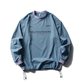 HEARUJOY - Japanese Retro Letter Print Long-Sleeve T-Shirt Unisex Casual Base Layer - Autumn Quick-Dry Sportswear Tees Outdoor