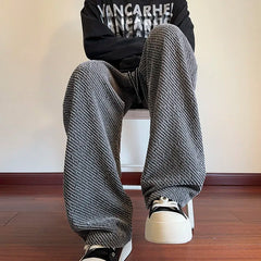 HEARUJOY - New Men's Hiphop Pants Men's Ins High Street Spring And Autumn Assault Pants Harem Trousers Sweatpants