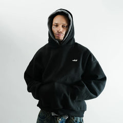 Hearujoy Y2K Double Cap Hoodie Trend Two Sided Wear Solid Color High Street Men Women Pullover Harajuku Oversized Loose Casual Streetwear