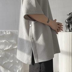 HEARUJOY - Summer Short Sleeved T-shirt Men Oversized Fashion Casual Round Neck T Shirt Men Streetwear Hip-hop Loose T Shirt Mens Top M-3XL